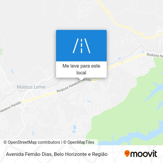 Avenida Fernão Dias mapa