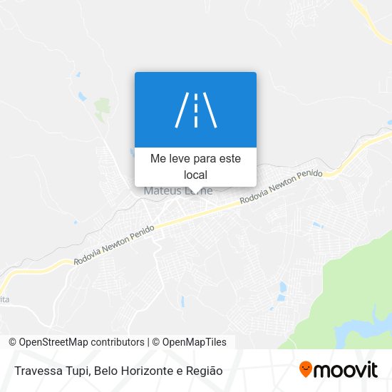 Travessa Tupi mapa