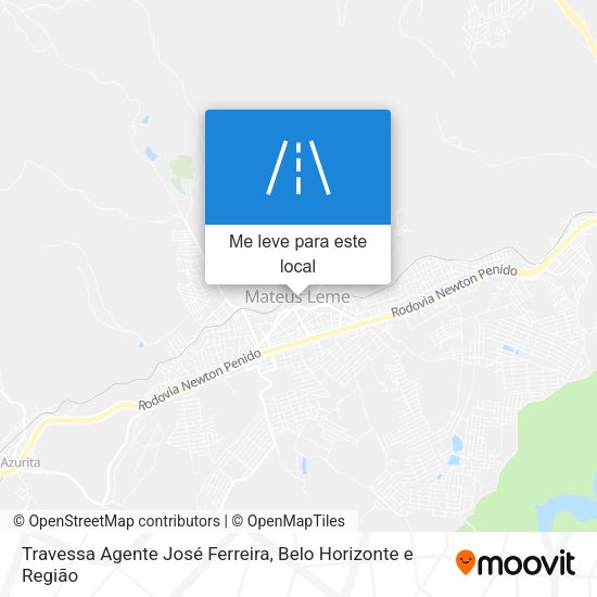 Travessa Agente José Ferreira mapa