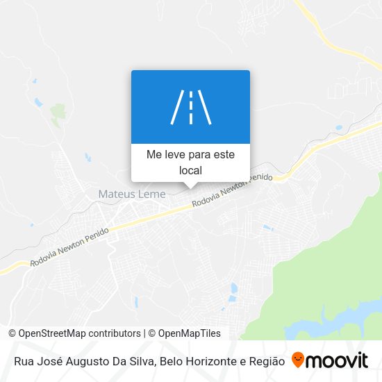 Rua José Augusto Da Silva mapa