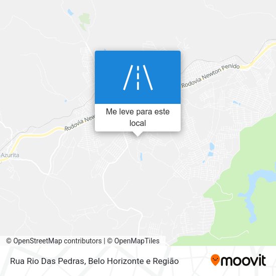 Rua Rio Das Pedras mapa