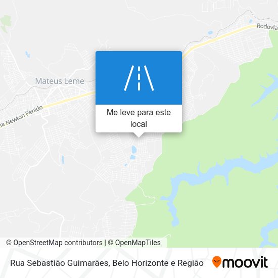 Rua Sebastião Guimarães mapa