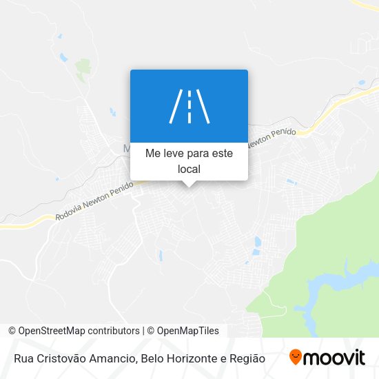 Rua Cristovão Amancio mapa