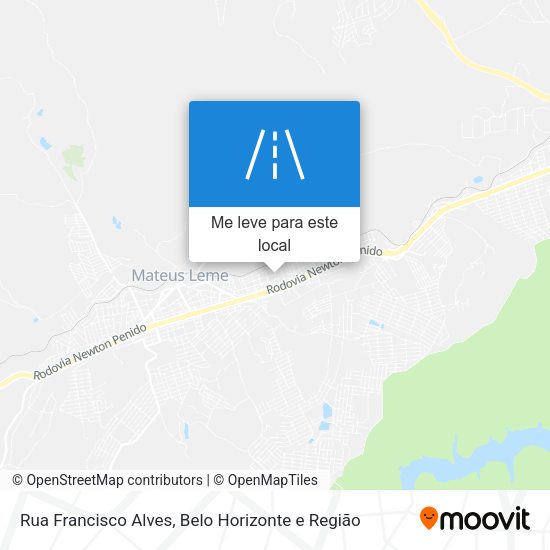 Rua Francisco Alves mapa