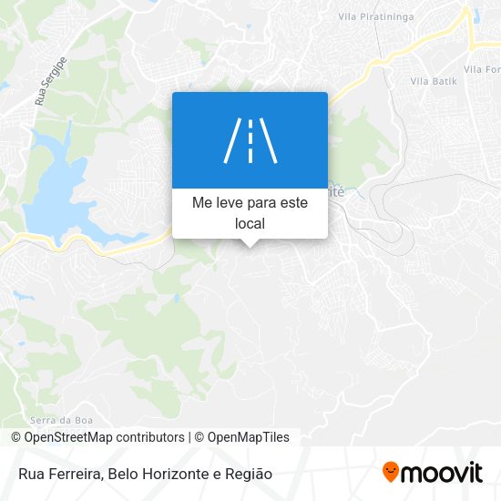 Rua Ferreira mapa