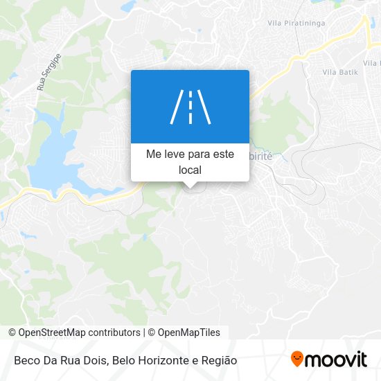 Beco Da Rua Dois mapa