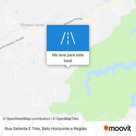 Rua Setenta E Três mapa