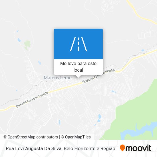 Rua Levi Augusta Da Silva mapa
