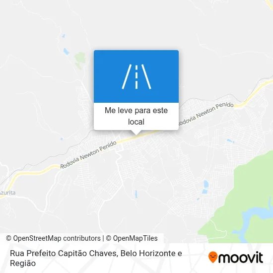 Rua Prefeito Capitão Chaves mapa