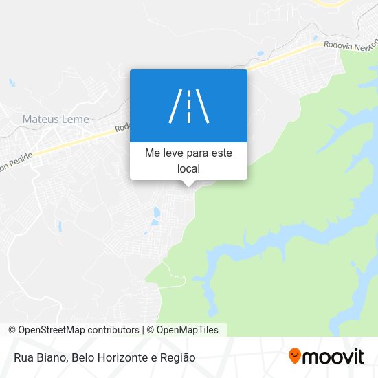 Rua Biano mapa