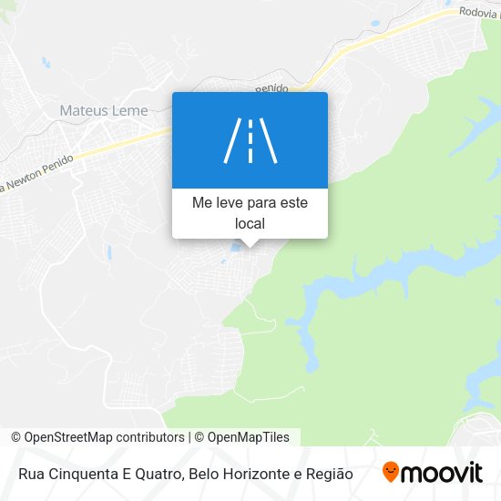 Rua Cinquenta E Quatro mapa
