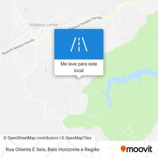 Rua Oitenta E Seis mapa