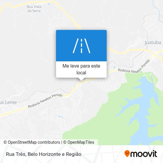 Rua Três mapa