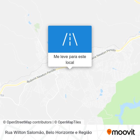 Rua Wilton Salomão mapa