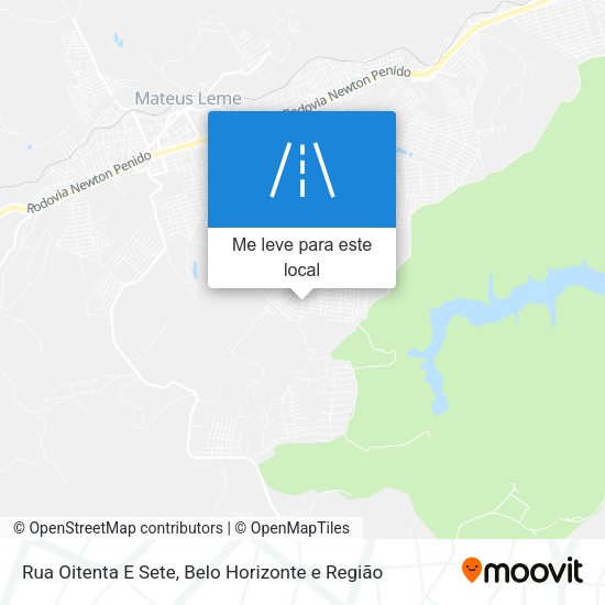 Rua Oitenta E Sete mapa