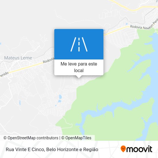 Rua Vinte E Cinco mapa