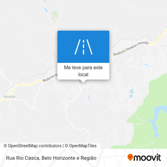 Rua Rio Casca mapa