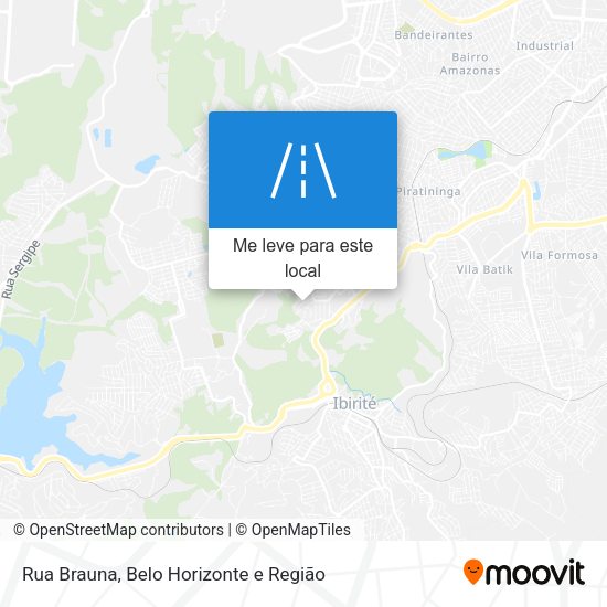Rua Brauna mapa