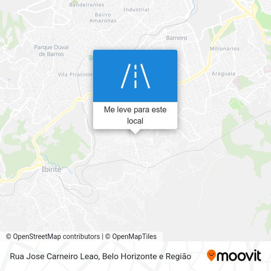 Rua Jose Carneiro Leao mapa