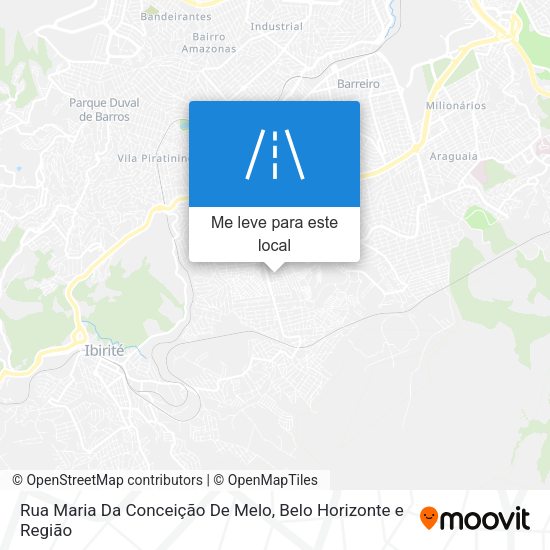 Rua Maria Da Conceição De Melo mapa