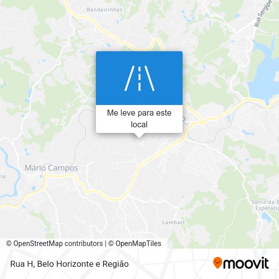 Rua H mapa