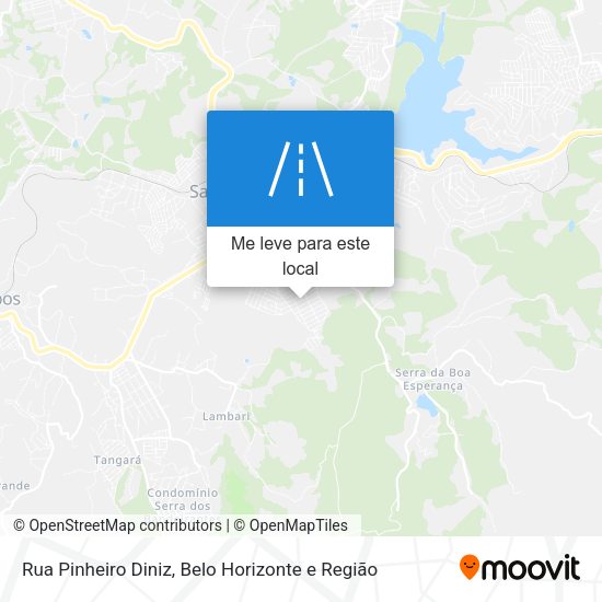 Rua Pinheiro Diniz mapa