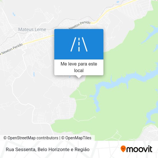 Rua Sessenta mapa