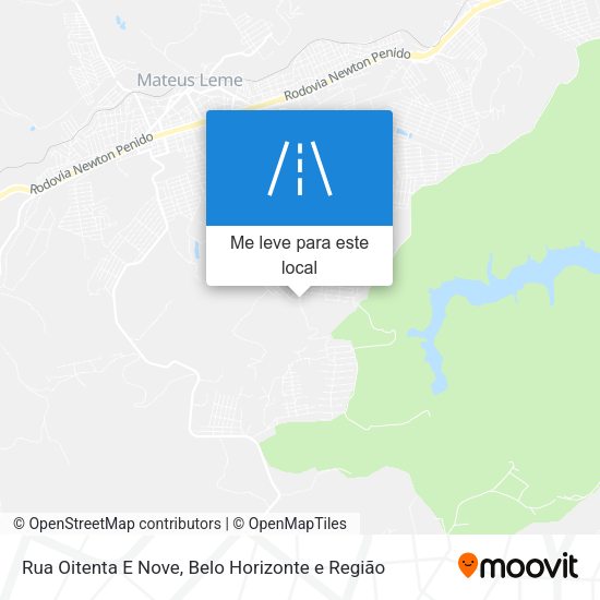 Rua Oitenta E Nove mapa
