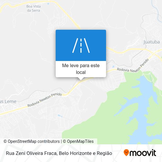 Rua Zeni Oliveira Fraca mapa