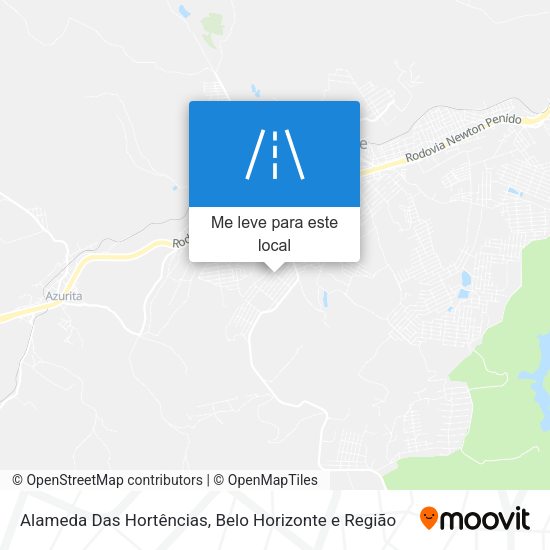 Alameda Das Hortências mapa