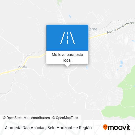 Alameda Das Acácias mapa