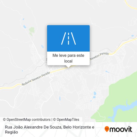 Rua João Alexandre De Souza mapa