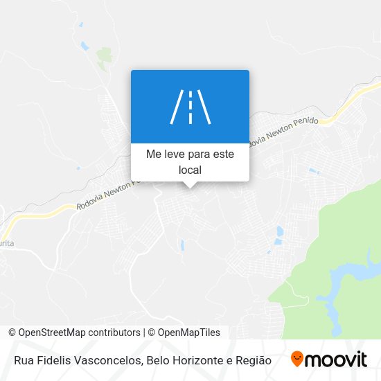 Rua Fidelis Vasconcelos mapa