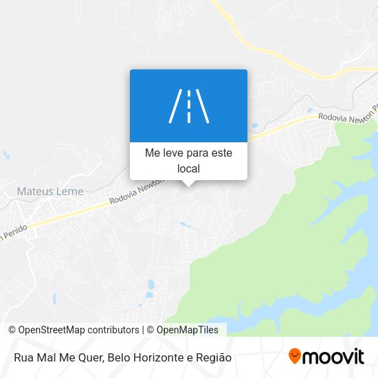 Rua Mal Me Quer mapa
