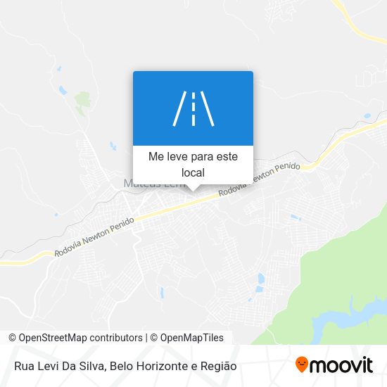 Rua Levi Da Silva mapa