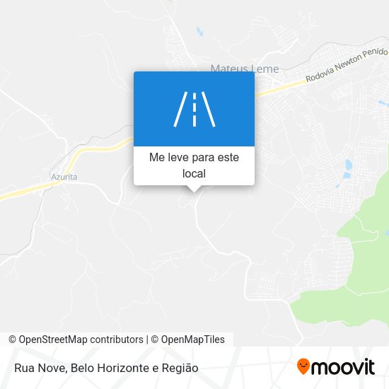 Rua Nove mapa