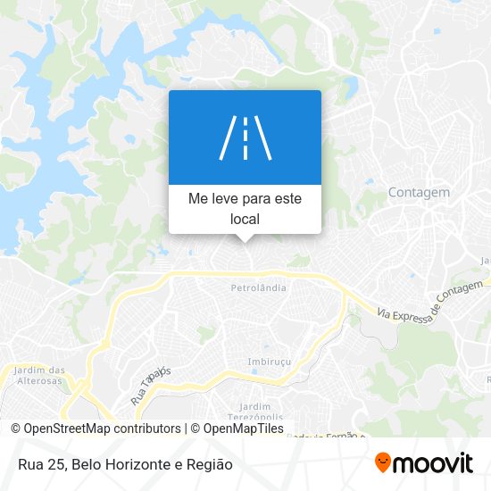 Rua 25 mapa