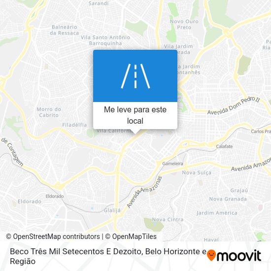 Beco Três Mil Setecentos E Dezoito mapa