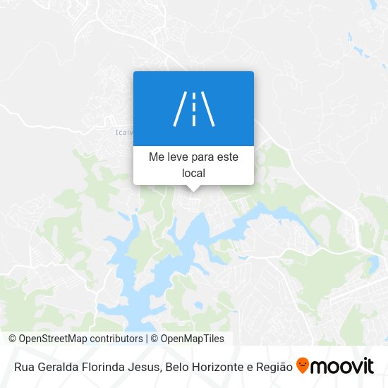 Rua Geralda Florinda Jesus mapa