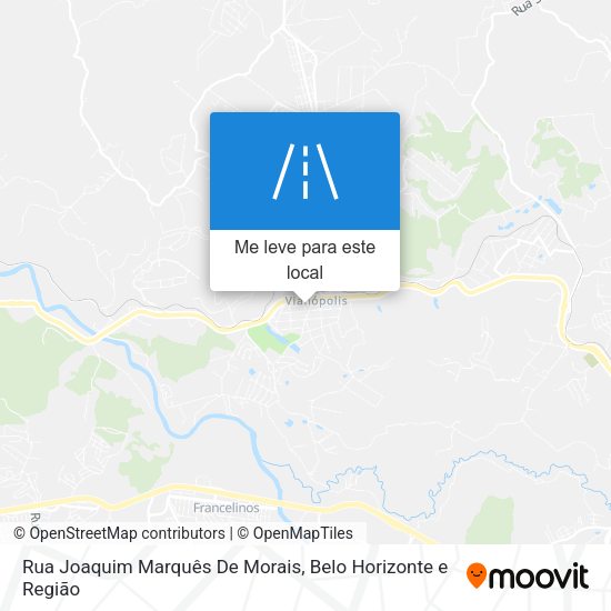 Rua Joaquim Marquês De Morais mapa