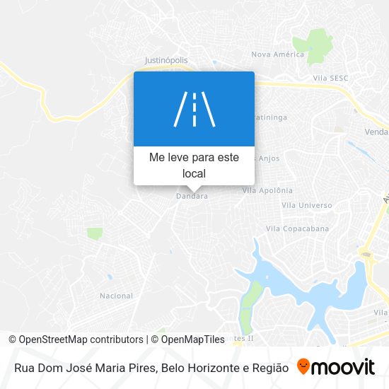 Rua Dom José Maria Pires mapa