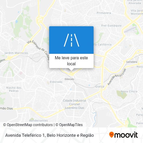 Avenida Teleférico 1 mapa