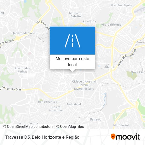 Travessa D5 mapa