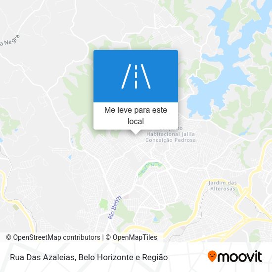 Rua Das Azaleias mapa