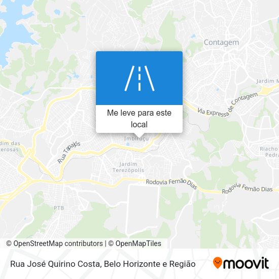Rua José Quirino Costa mapa