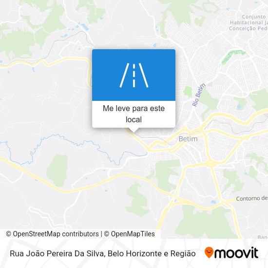 Rua João Pereira Da Silva mapa