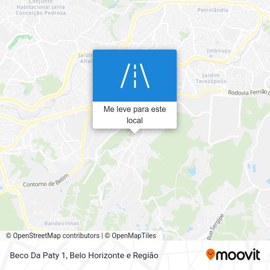 Beco Da Paty 1 mapa