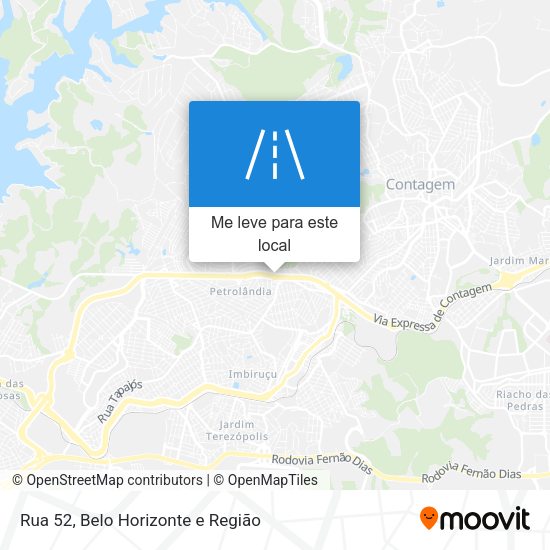 Rua 52 mapa