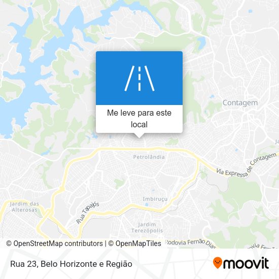 Rua 23 mapa