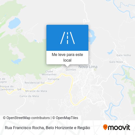 Rua Francisco Rocha mapa